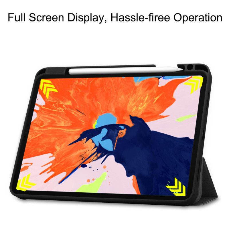 Smart Case iPad Pro 12.9" (2018) (2020) Schwarz Dreifach Gefaltet