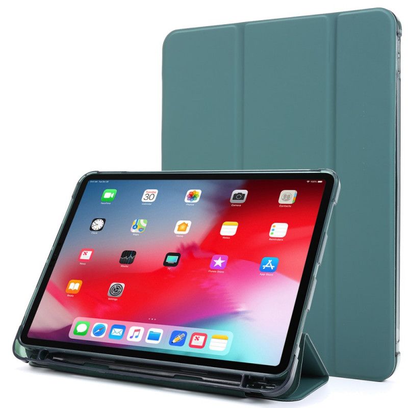 Smart Case iPad Pro 12.9" (2018) (2020) Schwarz Kunstleder Bleistifthalter