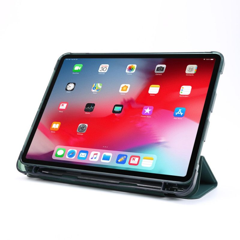 Smart Case iPad Pro 12.9" (2018) (2020) Schwarz Kunstleder Bleistifthalter