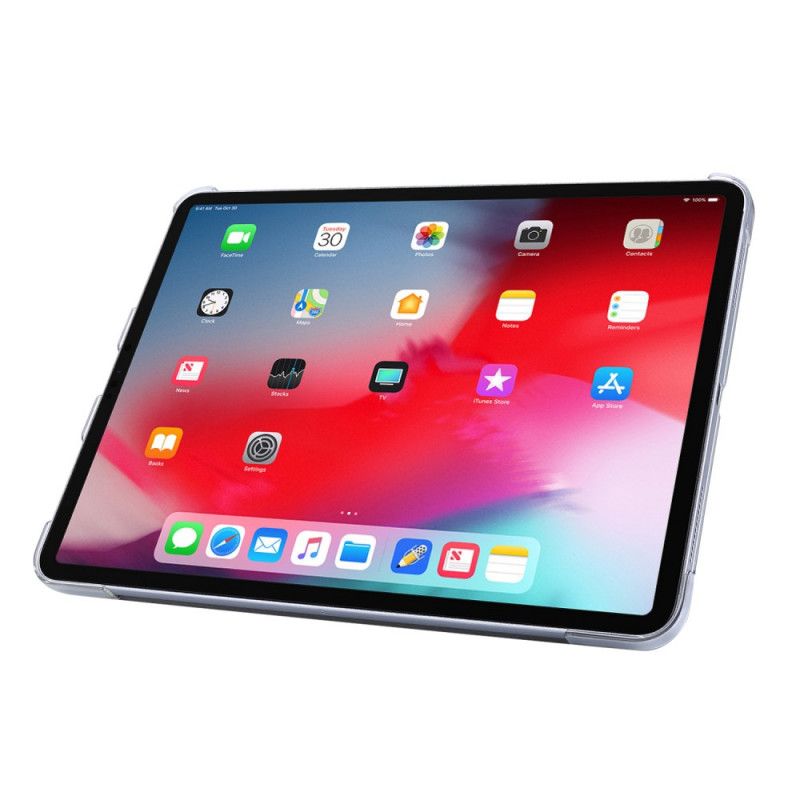 Smart Case iPad Pro 12.9" (2018) (2020) Schwarz Kunstleder Origami