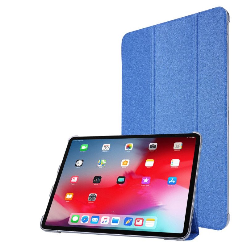 Smart Case iPad Pro 12.9" (2018) (2020) Schwarz Kunstleder Seidenstruktur