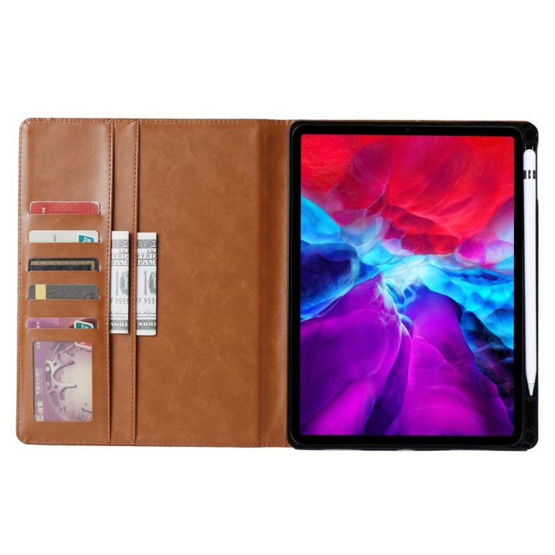 Volletui iPad Pro 12.9" (2018) (2020) Schwarz Kunstleder