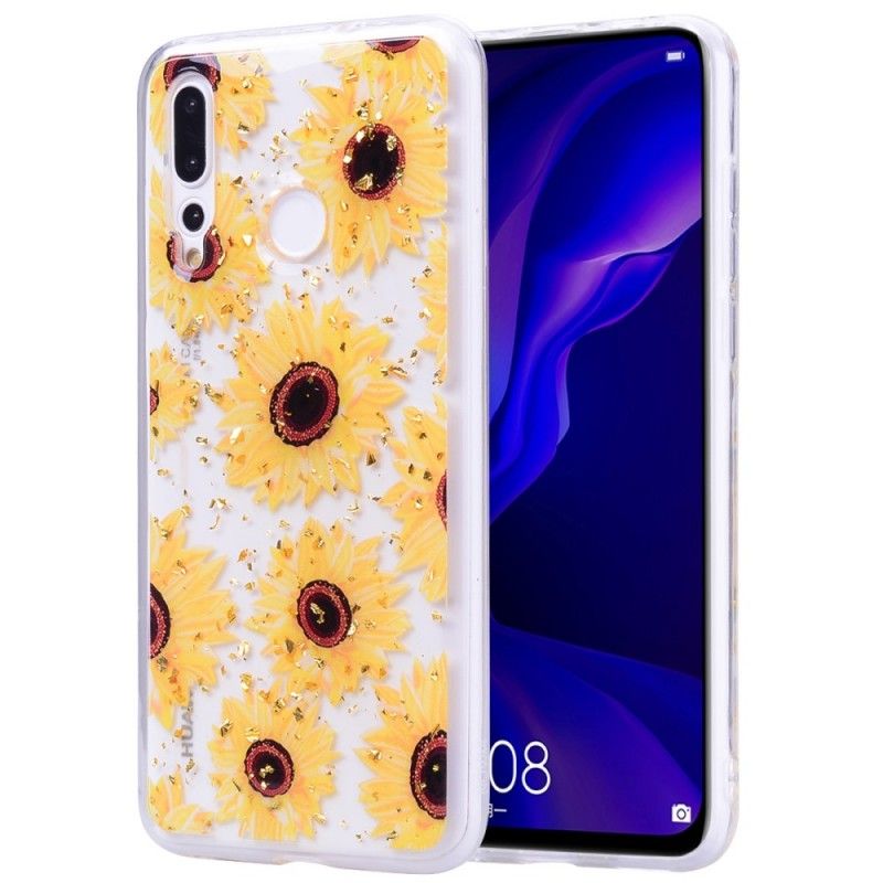 Hülle Für Huawei Y7 2019 Mehrere Sonnenblumen