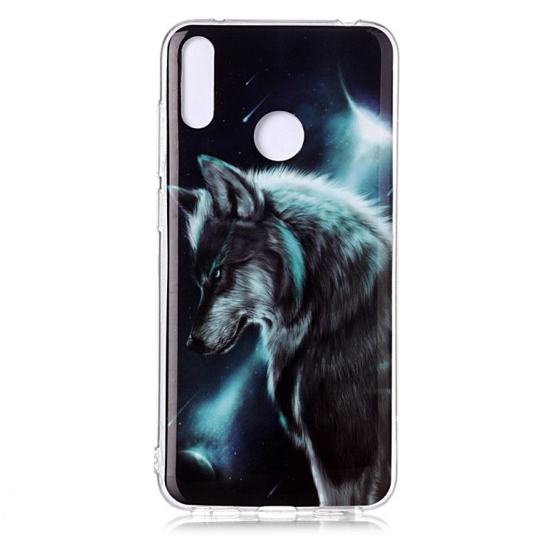 Hülle Huawei Y7 2019 Königlicher Wolf