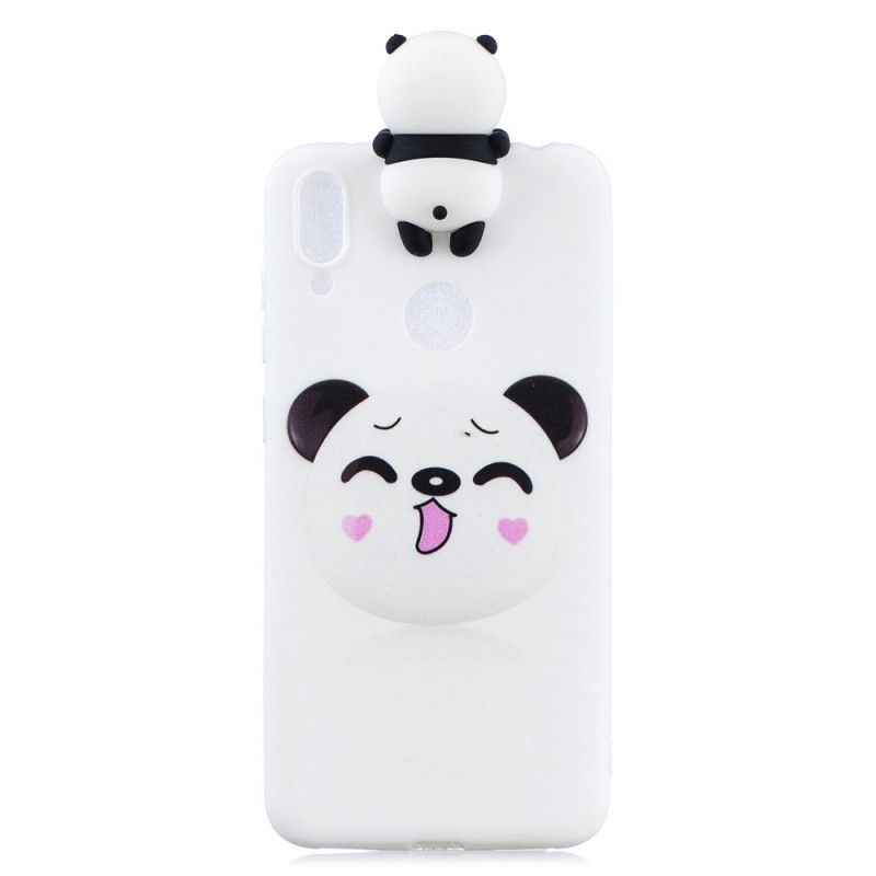 Hülle Huawei Y7 2019 Lustiger 3D-Panda