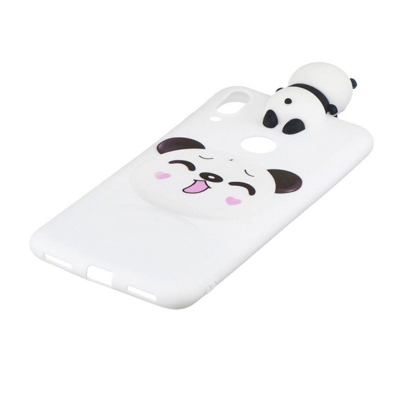 Hülle Huawei Y7 2019 Lustiger 3D-Panda