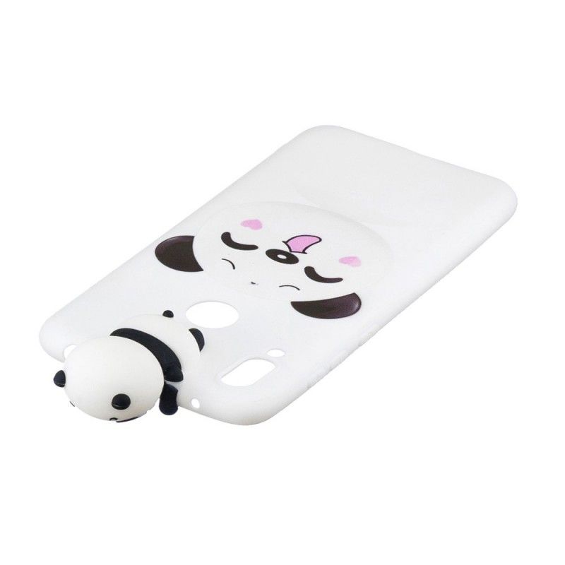 Hülle Huawei Y7 2019 Lustiger 3D-Panda