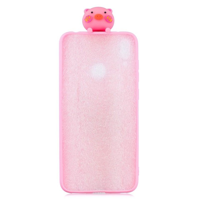 Hülle Huawei Y7 2019 Lustiges 3D-Schwein