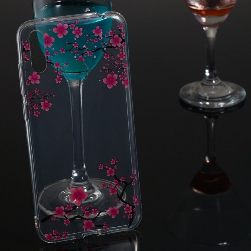 Hülle Huawei Y7 2019 Pflaumenblüten