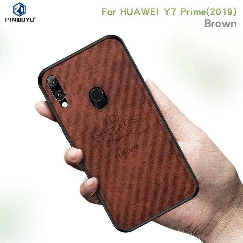 Hülle Huawei Y7 2019 Schwarz Ehrenwerter Jahrgang