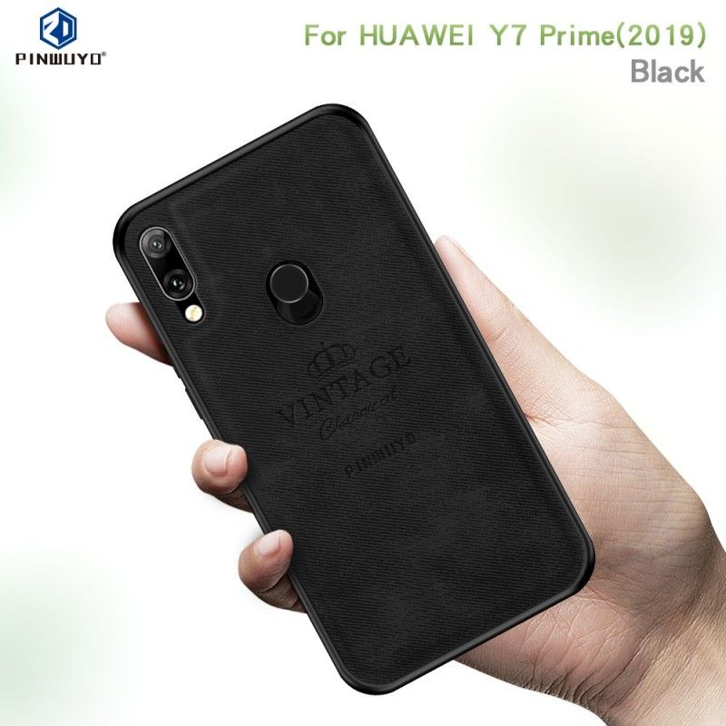 Hülle Huawei Y7 2019 Schwarz Ehrenwerter Jahrgang