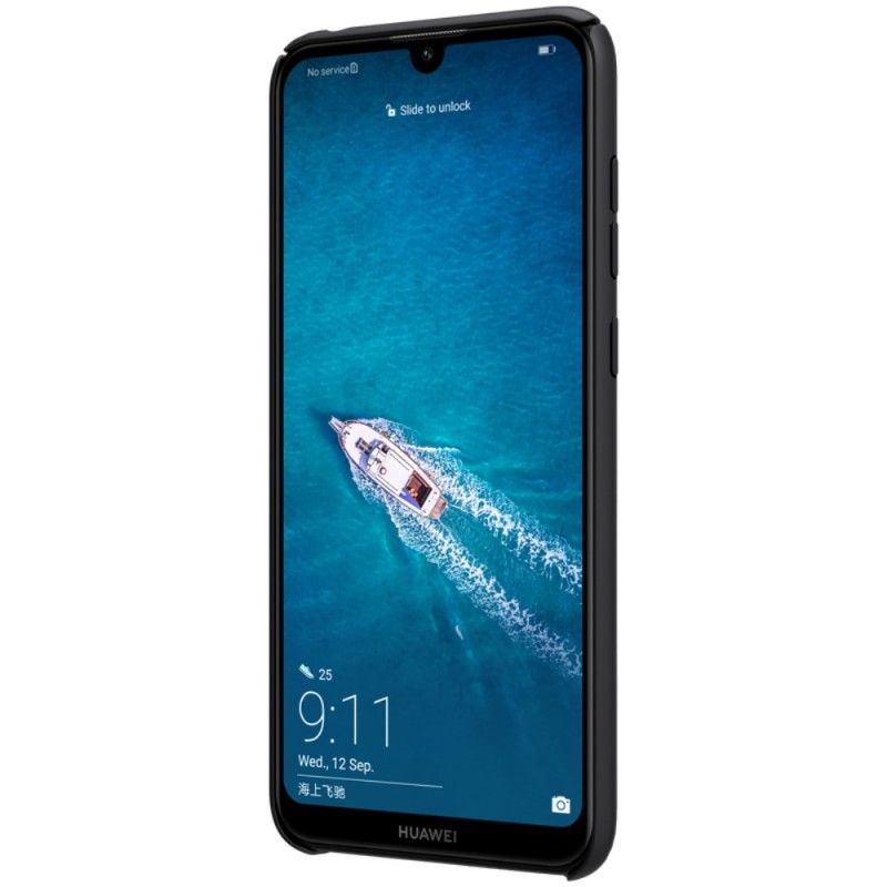 Hülle Huawei Y7 2019 Weiß Starrer Gefrosteter Nillkin