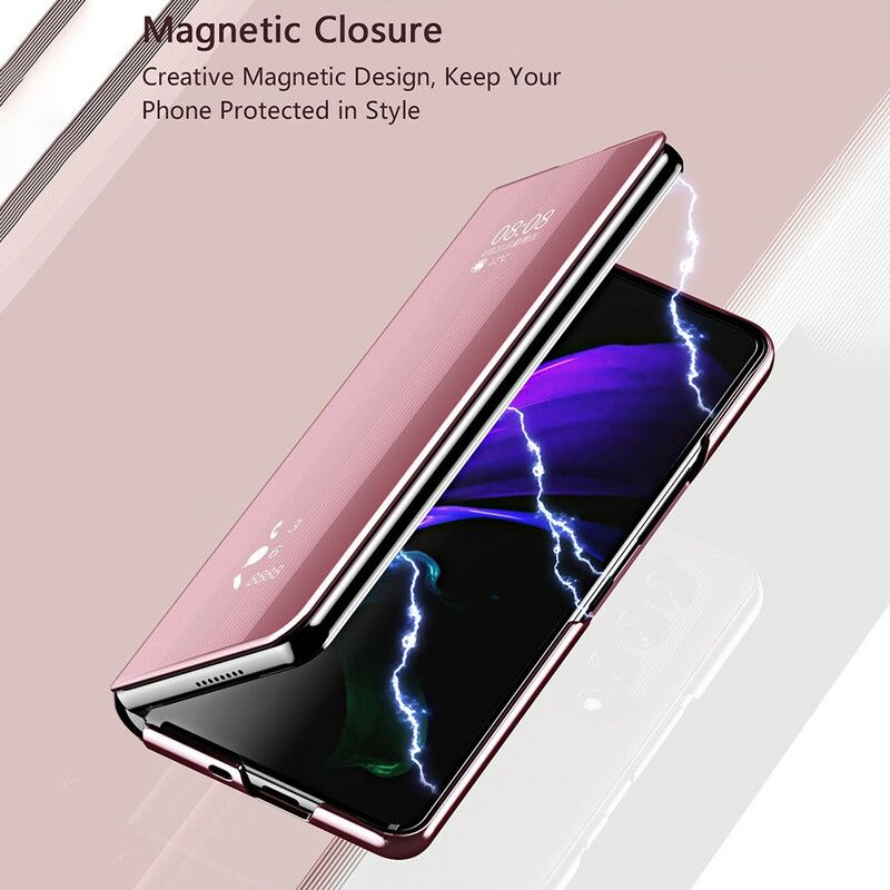 Flip Case Samsung Galaxy Z Fold 3 5g Spiegelabdeckung