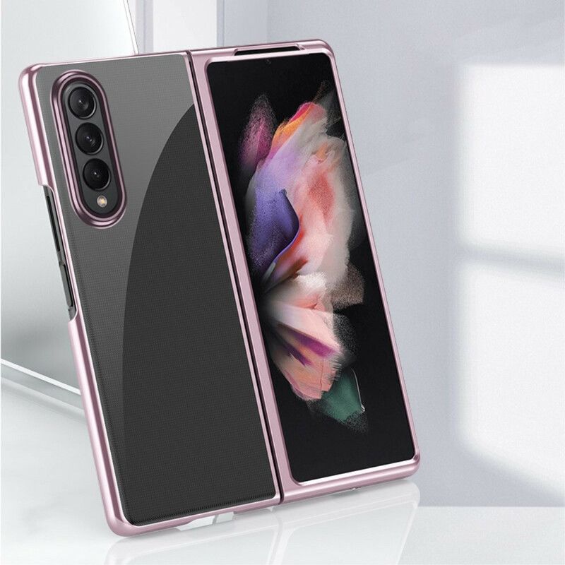 Hülle Für Samsung Galaxy Z Fold 3 5g Klare Metallkanten