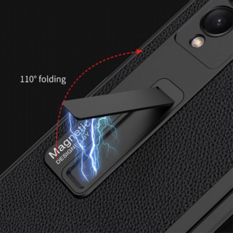 Hülle Für Samsung Galaxy Z Fold 3 5g Kohlefaserstütze Gkk