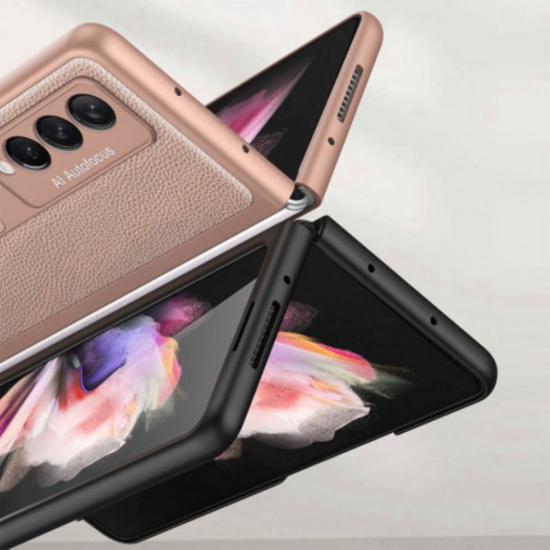 Hülle Für Samsung Galaxy Z Fold 3 5g Kohlefaserstütze Gkk