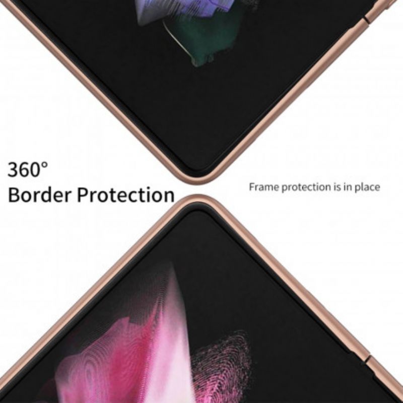 Hülle Für Samsung Galaxy Z Fold 3 5g Kohlefaserstütze Gkk