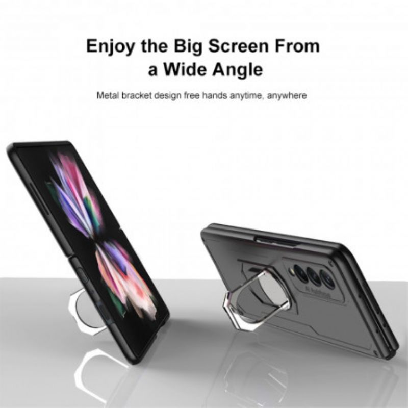 Hülle Samsung Galaxy Z Fold 3 5g Handyhülle Hybrid Mit Ringstütze Gkk