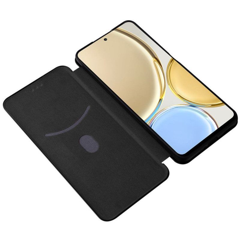 Schutzhülle Für Honor Magic 4 Lite 5G Flip Case Farbige Kohlefaser