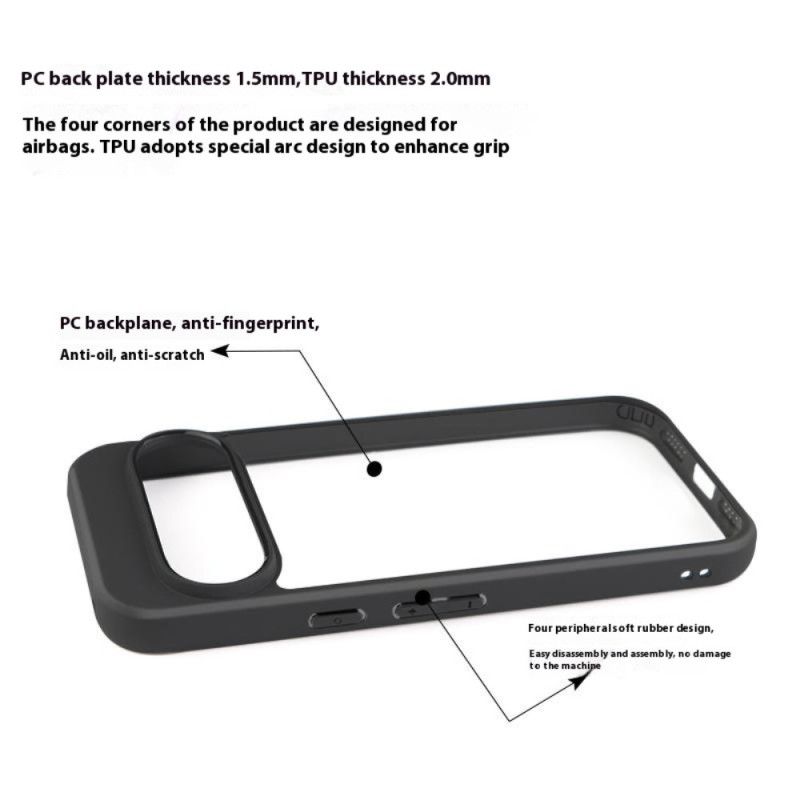 Hülle Google Pixel 10 / 10 Pro Transparentes Design Mit Silikonrand