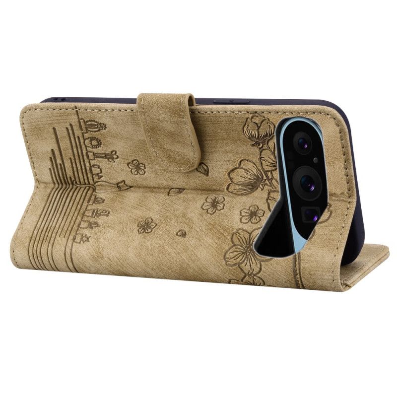 Lederhüllen Für Google Pixel 10 / 10 Pro Katzenmotiv