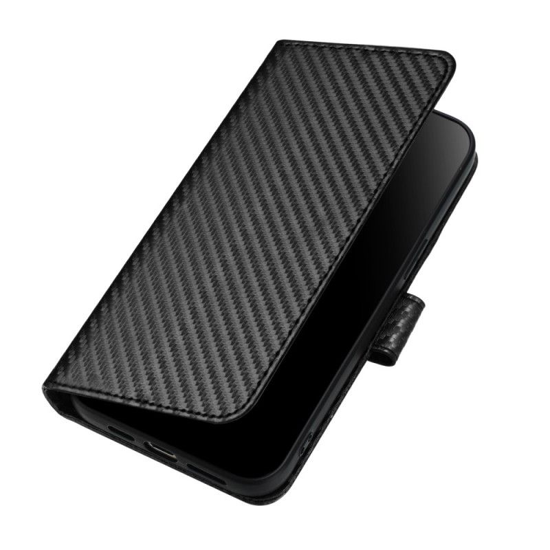 Lederhüllen Google Pixel 10 / 10 Pro Carbonfaser Mit Riemen