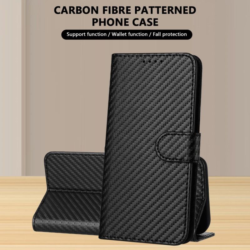 Lederhüllen Google Pixel 10 / 10 Pro Carbonfaser Mit Riemen