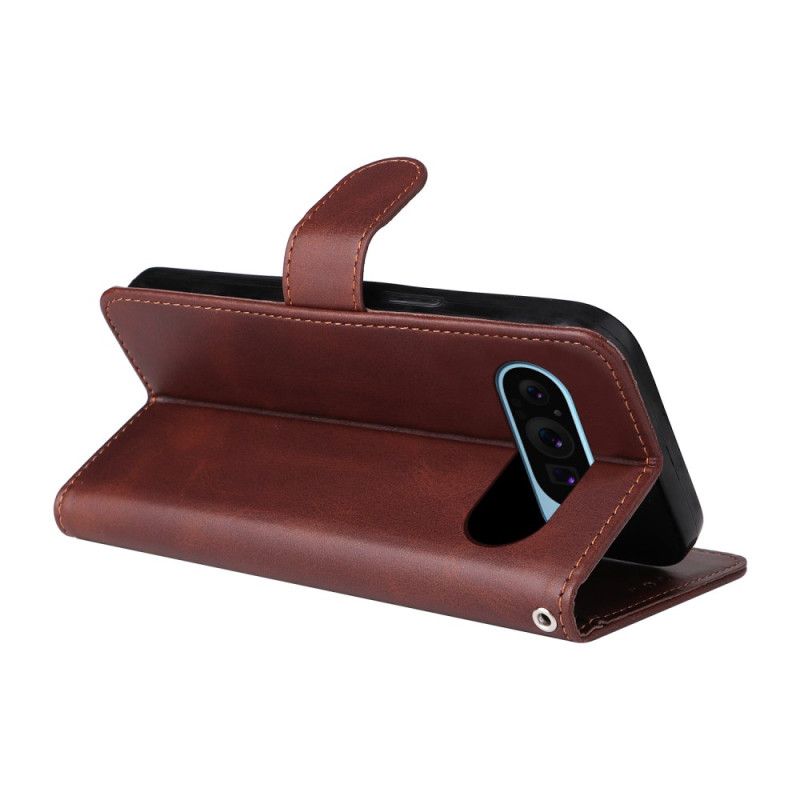 Lederhüllen Google Pixel 10 / 10 Pro Glattlederoptik Mit Riemen