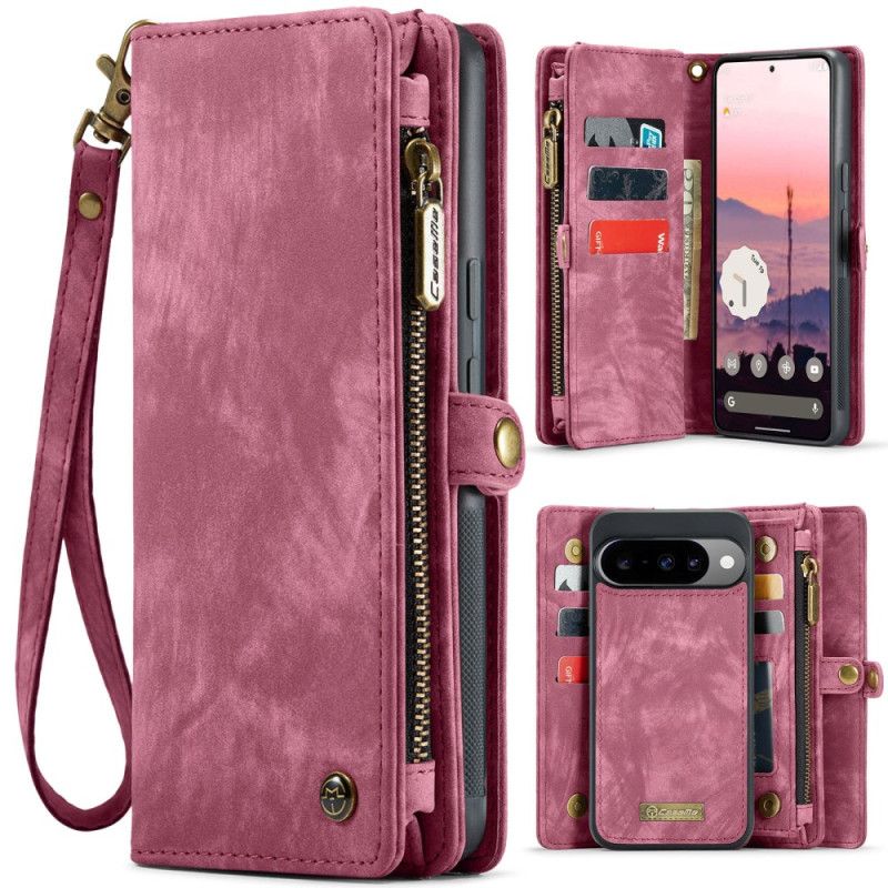 Lederhüllen Google Pixel 10 / 10 Pro Handyhülle Abnehmbare Tasche Und Handschlaufe