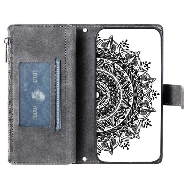 Lederhüllen Google Pixel 10 / 10 Pro Handyhülle Mandala-geldbörse In Wildlederoptik