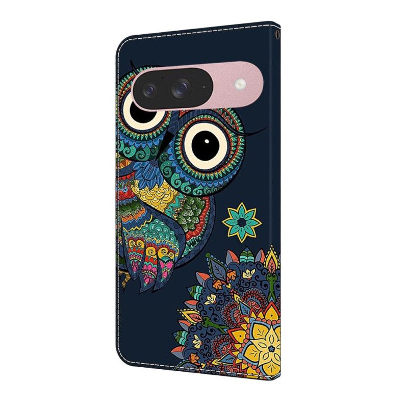 Lederhüllen Google Pixel 10 / 10 Pro Mandala-eule