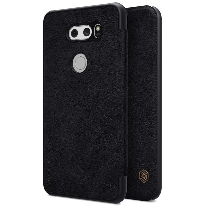 Flip Case LG V30 Weiß Nillkin-Qin-Serie