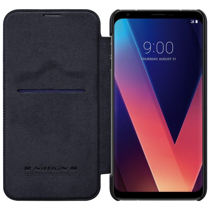 Flip Case LG V30 Weiß Nillkin-Qin-Serie