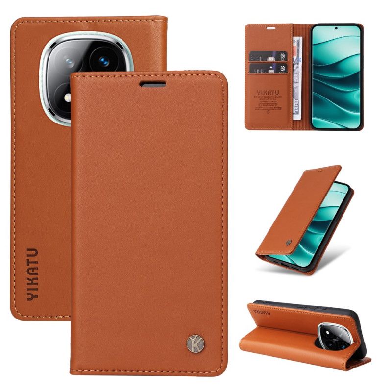 Flip Case Für Xiaomi Redmi Note 14 Pro 5g Yikatu Kunstleder