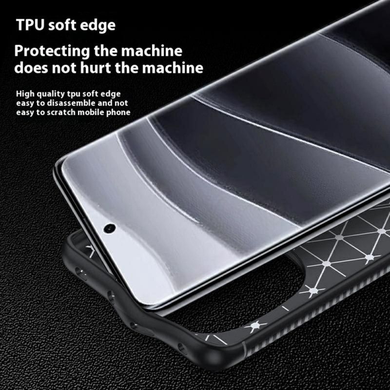 Hülle Für Xiaomi Redmi Note 14 Pro 5g Klassische Kohlefaser