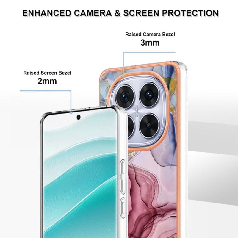 Hülle Für Xiaomi Redmi Note 14 Pro 5g Marmor-optik