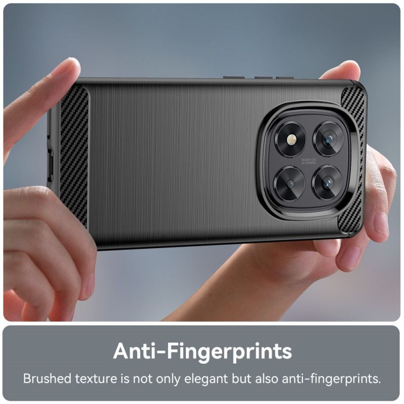 Hülle Xiaomi Redmi Note 14 Pro 5g Gebürstete Kohlefaser