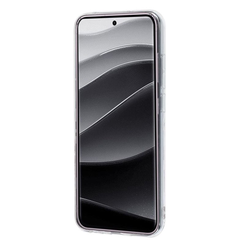 Hülle Xiaomi Redmi Note 14 Pro 5g Handyhülle Blumen Auf Schwarzem Hintergrund