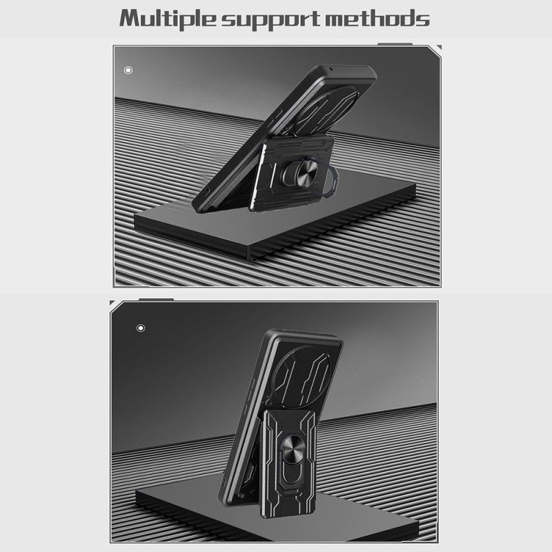 Hülle Xiaomi Redmi Note 14 Pro 5g Handyhülle Schiebe-kameraabdeckung Und Ständer