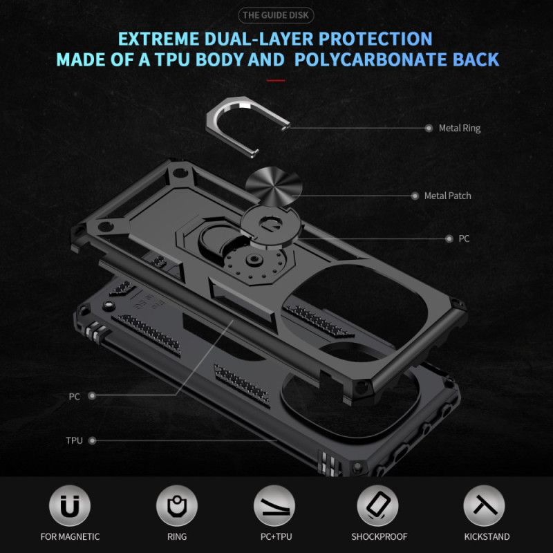 Hülle Xiaomi Redmi Note 14 Pro 5g Robuste Ringhalterung