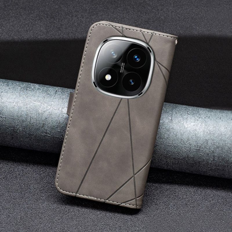 Lederhüllen Für Xiaomi Redmi Note 14 Pro 5g Binfen Color Geometrisch