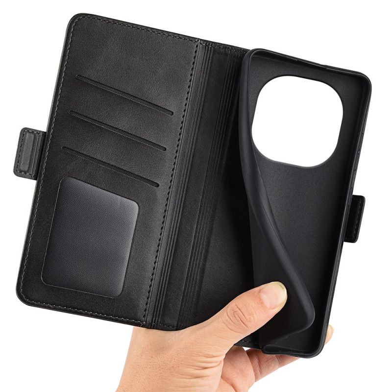 Lederhüllen Für Xiaomi Redmi Note 14 Pro 5g Doppelverschluss