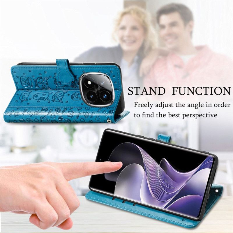 Lederhüllen Xiaomi Redmi Note 14 Pro 5g Animiert Tiere