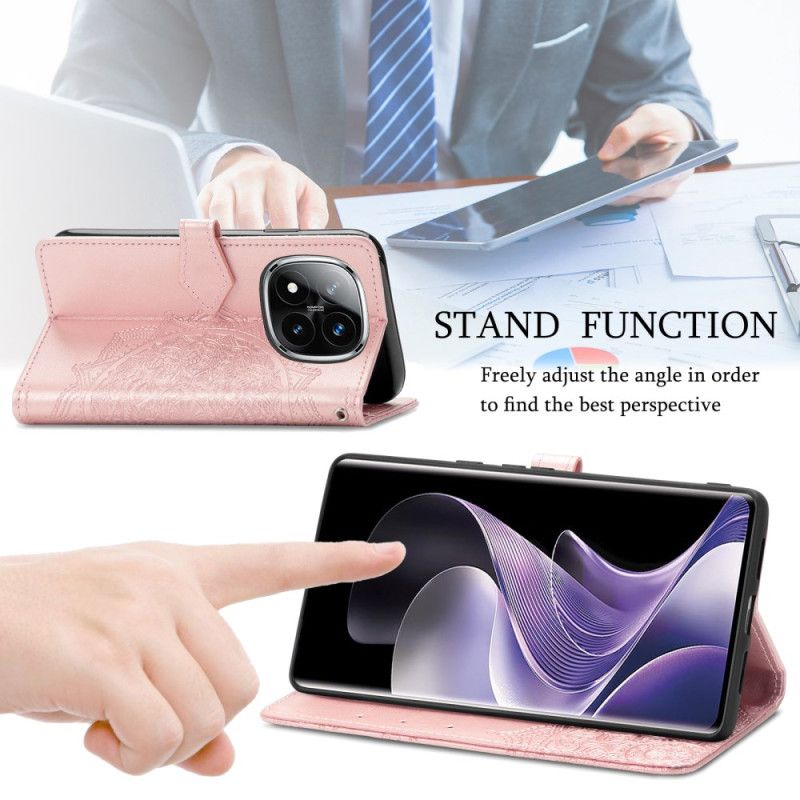 Lederhüllen Xiaomi Redmi Note 14 Pro 5g Barockes Mandala