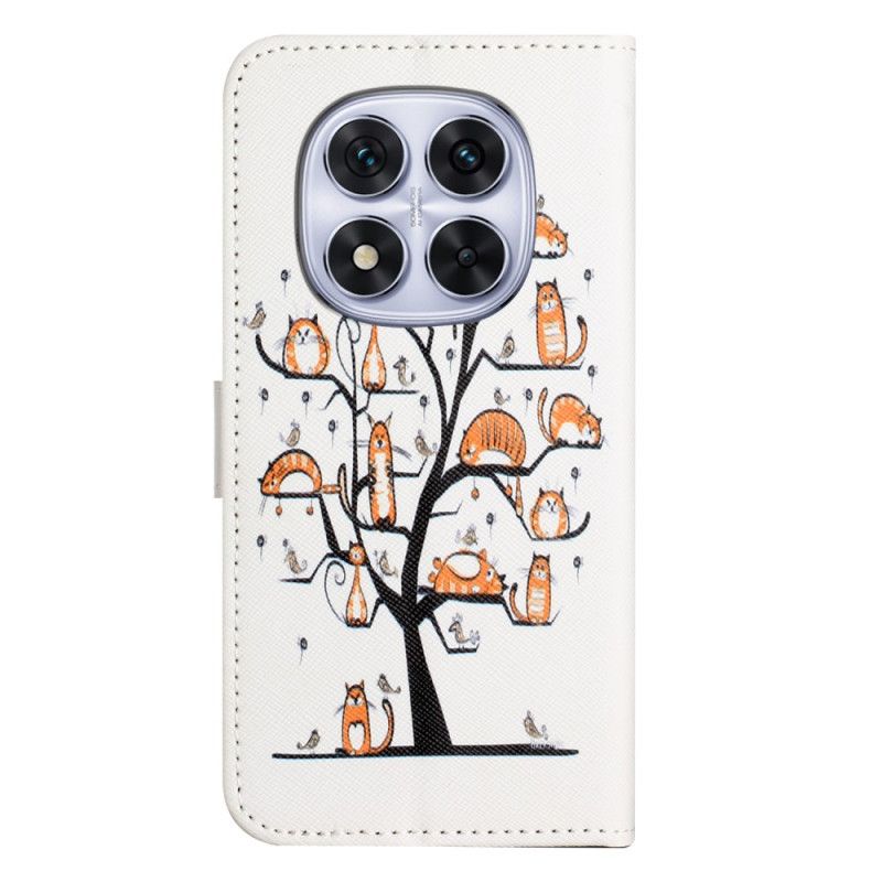 Lederhüllen Xiaomi Redmi Note 14 Pro 5g Handyhülle Katze Im Baum