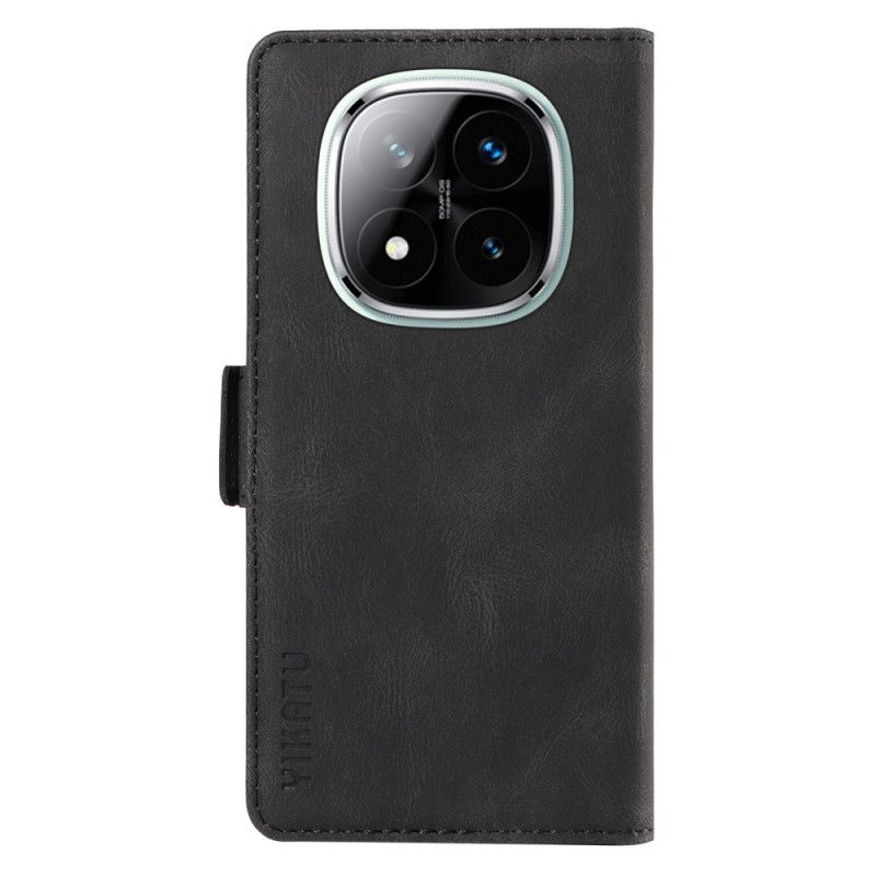 Lederhüllen Xiaomi Redmi Note 14 Pro 5g Handyhülle Ykatu-wildleder-effekt