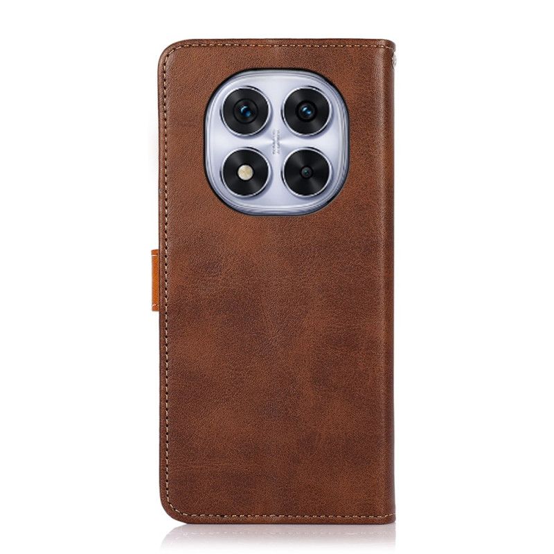 Lederhüllen Xiaomi Redmi Note 14 Pro 5g Khazneh Goldverschluss