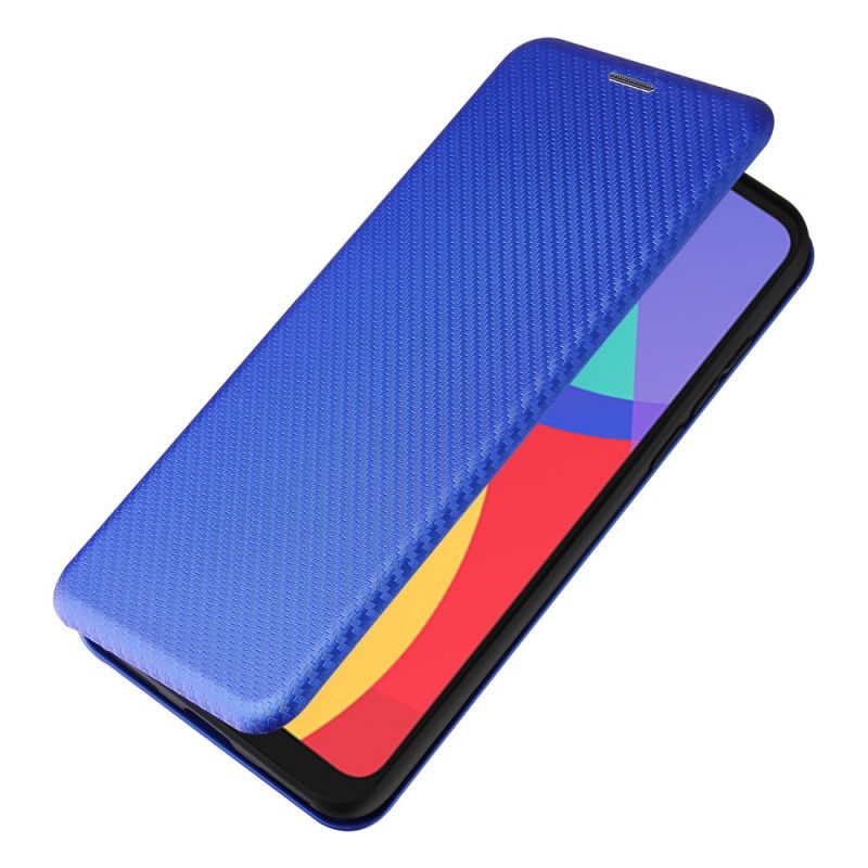 Flip Case Alcatel 3l (2021) / 1s (2021) Kohlefaser