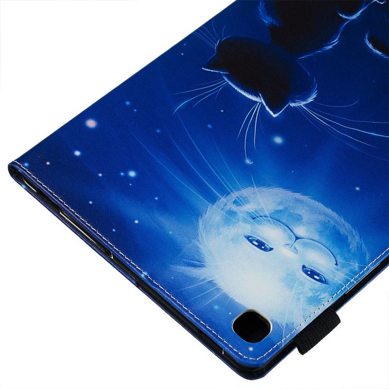 Case Samsung Galaxy Tab S5e Katze Im Mondlicht