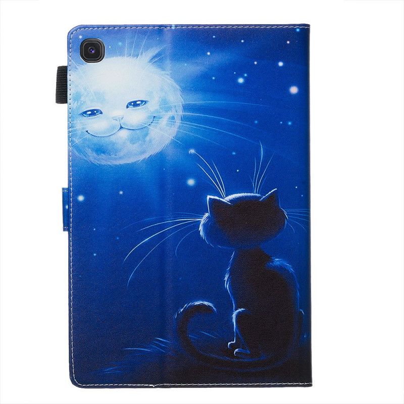 Case Samsung Galaxy Tab S5e Katze Im Mondlicht